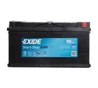 019 AGM Car Battery Exide EK950 12V 95Ah 850CCA - Dynamp DA95 Equivalent