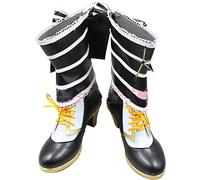 EKaishG Cosplay Boots Boot Shoes Shoe compatible with Love Live! maid Awaken Hoshizora Rin