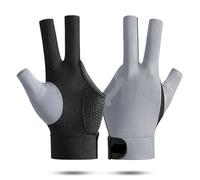 EKalgretrA Billiard Glove Open Finger Billiard Pool Gloves Adjustable Sticker Polyester Snooker Portable Lightweight Reusable(TYPE4)