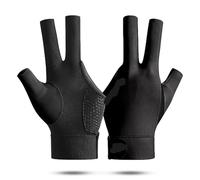 EKalgretrA Billiard Glove Open Finger Billiard Pool Gloves Adjustable Sticker Polyester Snooker Portable Lightweight Reusable(TYPE3)