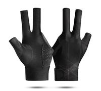 EKalgretrA Billiard Glove Open Finger Billiard Pool Gloves Adjustable Sticker Polyester Snooker Portable Lightweight Reusable(TYPE2)
