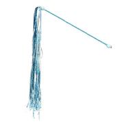 EKalgretrA Cat Toys for Indoor Cats Cat Teaser Wand Pet Supplies with Shining Tassel Cat Toys Plastic Rod Wand Cute Funny Colorful Cats Interactive Stick(Blue)