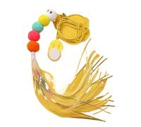 EKalgretrA Cat Toys for Indoor Cats Cat Toys Funny Stick Kitten Elastic Rope Dragonfly Shape Feather Bell Teasing Stick Hanging Swing Thousands(Lingering Paper Cate)