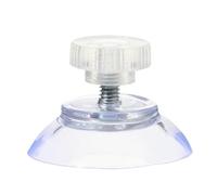 EKalgretrA Clear Suction Cup 5-20pcs 30/40/50MM Mushroom Head Clear Suction Cups Knurled Nut Strong Vacuum Suckers PVC Kitchen Bathroom Window Wall Car Hooks(M4-40mm 10pcs)