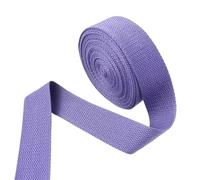 EKalgretrA Cotton Webbing Strap 5 Meters 20-50mm Cotton Webbings 1.5mm Thick High Tenacity Backpack Strap Webbing Label Ribbon Clothes Sewing Tape Bias Binding(Purple,38mm)