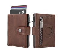 EKalgretrA Credit Card Holder Anti Theft Credit Card Holder Men Wallet Bank Cardholder Case Minimalist Wallets(Brown)