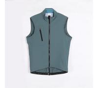 EKalgretrA Cycling Vest Classic Lightweight Windproof Vest Cycling Best Men's Wind Stretch Fabric with Two Way Zipper(Green,XS)