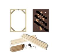 EKalgretrA Diy Wooden Photo Frame Kit 65x95cm Wooden Frame For 70x100cm Canvas Prints Diamond Painting Frame Kit Picture and Poster Wood Bars Wall Frame Home Decor