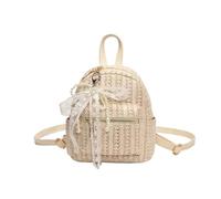 EKalgretrA Fresh Casual Mini Knitted Rucksack Trendy Daypack | School Travel, Daily Use, Lightweight Design(Mi bai gua jian)