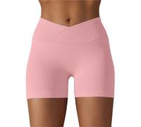 EKalgretrA Hip Lifting Tight Fitting Three Part Pants | High Waist Yoga Shorts, Running Speed Drying Seamless Yoga Pant