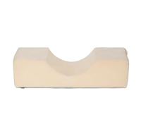 EKalgretrA Memory Foam Lash Pillow - Neck Support for Eyelash Extensions, Professional Salon Cushion for Makeup & Soft Grafting(Cream Flannel)
