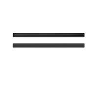 EKalgretrA Recessed Sliding Handles Closet Door, Cabinet, Drawer Invisible Handle Slotting Embedded Grooving Hidden Push Pull Shift Door(Dumb Black 1000mm)