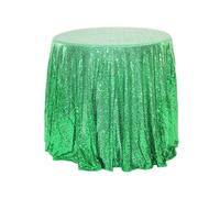 EKalgretrA Sequin Tablecloth Sequined Round Table Cloth Banquet Decorative Solid Cover Dust-Proof Full Furniture Protector(Color 5,Round 150cm)