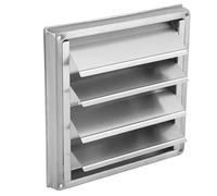 EKalgretrA Soffit Vents 125/150mm Stainless Steel Air Vent Duct Grill Wall Square Tumble Air Outlet Dryer Extractor Ventilation Cover Fan Outlet(125MM)