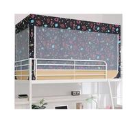 EKalgretrA Student Dormitory Bed Curtain Korean Bed Curtain With Frame Students Dormitory Floral Mosquito Net Shading Upper And Lower Bunk Privacy Tent Canopy Decor(Color8,90x190x110cm-up)