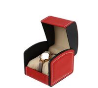 EKalgretrA Watch Display Case Single Watch Jewelry Box Watch Jewelry Cardboard Gift Box Travel Watch Display Storage Watch Box Organizer For Men(Red)