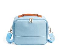 EKalgretrA Waterproof Camera Bag DSLR Camera Bag for CP910/1200/1300 Crossbody Camera Case with Padded Shoulder Strap Anti-Thief Camera Shoulder Bag(Blue)