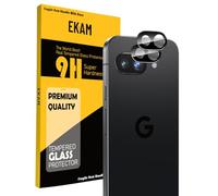 EKAM For Google Pixel 9a 6.3 inch, Camera Lens Protector [2 PACK] [9H Hardness] [Case Friendly] [Shatterproof]