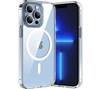 EKAM Magsafe Compatible Case for iPhone 13 Pro Max - 6.7 Inch - MagSafe PC & TPU Clear Phone Case with Built-in Magnets, Raised Edges and Scratch-Resistant Acrylic Back