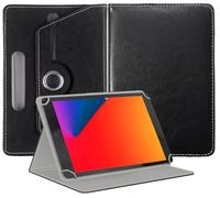 EKAM Universal Stand Folio Case Cover for All 8" - Tablets kid's case for TECLAST P80T/P80, Blackview 8 Inch Tablet Tab 5, HiGrace Kids Tablet 8 inch, HAOQIN Tab 8 Case Cover (Black)