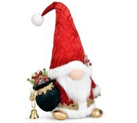 EKARSEN Handmade Plush Gnome Doll - Cute Scandinavian Tomte for Decoration in Christmas Newyear