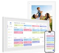 Ekasoco Digital Calendar 15.6 Inch - Wall Planner, Smart Touchscreen Family Organizer with Interactive Display, Chore Chart, Meal Planner & Digital Photo Frame, Wall & Desk Mountable