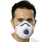 Ekastu 411 250 Dust Mask FFP2 Valved 12 pieces EN 149:2009 Certified