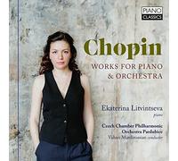 EKATERINA LITVINTSEV - CHOPIN WORKS FOR PIANO ORCH - CD - C600z
