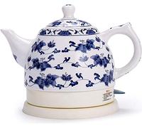 EKAYG Kettles Ceramic Electric Kettle Cordless Water Teapot, Teapot-Retro 1L Jug, 1350W Water Fast for Coffee, Soup, Removable Base, Automatic Power Off,Boil Dry Protection- for Ho