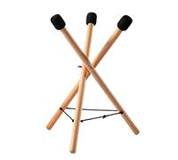 EKDJKK Handpan Drum Stand, Tongue Drum Bracket, Solid Wood Adjustable Tripod Structure Drum Holder, Extendable Snare Holder Bracket for 12 to 22 Inch Percussion Instrument