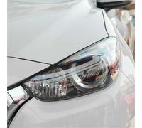 EKEGUY Car Lamp Hoods For Mazda 3 For Axela 2017 2018 2019 Transparent PC Car Lights Shell Front Headlight Glass Head light spoilers(Left)