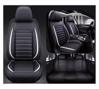 EKEGUY Car Seat Covers Full Set For Toyota Yaris (2005-2010), Universal Leather Car Seat Cover Waterproof Custom Automotive Seat Covers Protector(White)