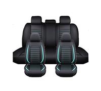 EKEGUY Car Seat Covers Full Set, Leather Car Seat Covers For Kia Picanto 2017-2024 2025 2026, Universal Waterproof Custom Automotive Seat Covers Protector(Blue)