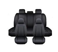 EKEGUY Car Seat Covers Full Set, Leather Car Seat Covers For KIA Seltos 2021-2026, Universal Waterproof Custom Automotive Seat Covers Protector(Black)