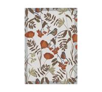 Ekelund Linneväveri Fåglabäck kitchen towel 35x50 cm Brown-orange