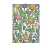 Ekelund Linneväveri Flower bulbs kitchen towel 35x50 cm