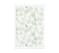 Ekelund Linneväveri Grönska kitchen towel 35x50 cm Green-white