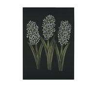 Ekelund Linneväveri Hyacint kitchen towel 48x70 cm Black-green