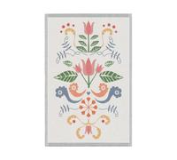 Ekelund Linneväveri Lindas tulpan kitchen towel 40x60 cm Pink-grey