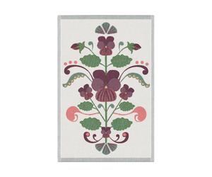 Ekelund Linneväveri Lindas viol kitchen towel 40x60 cm Purple-grey