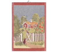 Ekelund Linneväveri Mitt Sverige kitchen towel 35x50 cm Multi
