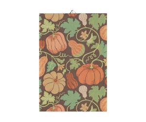 Ekelund Linneväveri Plenty of pumpkin kitchen towel 35x50 cm