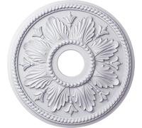 Ekena CM18ED1 18 1/8-Inch Outer Diameter x 3 1/2-Inch Inner Diameter x 2 3/4-Inch Projection Edinburgh Ceiling Medallion - Primed