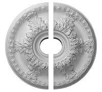 Ekena Millwork CM18GA2 Granada Ceiling Medallion, Factory Primed, 18" OD x 3 1/2" ID x 2 1/2" P