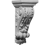 Ekena Millwork COR05X05X12DA Endurathane Damon Corbel, W x 5 3/8" D x 12 1/4" H, Factory Primed