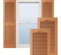 Ekena Millwork LL1S12X03900TC Lifetime Open Louver Window Installation Lok's & Matching Screws (Per Pair) Vinyl Shutters, 12-in. W x 39-in. H, 471-Treated Cedar
