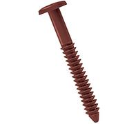 Ekena Millwork LVSL0008RD 3" Lifetime Vinyl Shutter-Lok's, Burgundy Red (8/Bag)
