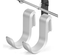 EKEPIN Adjustable Barbell Hooks, Dumbbell Spotter Hooks Suitable for Speediance, Gym Accessories for Bars (2 Pack)
