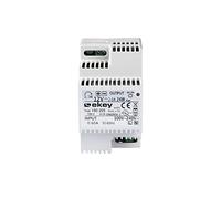 EKEY 100205 Power supply for DIN rail mounting with 230 VAC/12 VDC/2 A, For supplying power to ekey access systems for your home, gray