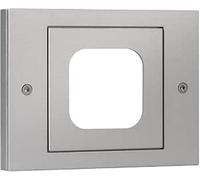 EKEY 203131 Cornice Gira xLine TX_44, Cornice per lettore d’impronta Digitale xLine, singola, plastica, Grigio alluminio
